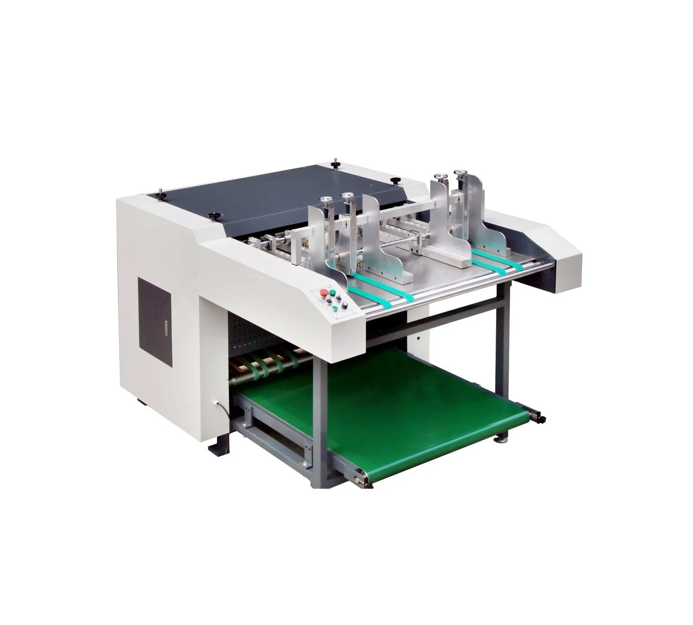 Automatic V-Grooving Machine — upstream cardboard grooving for rigid box production