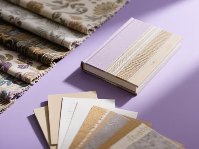 Placeholder image showing book binding materials like glue, thread, cover boards