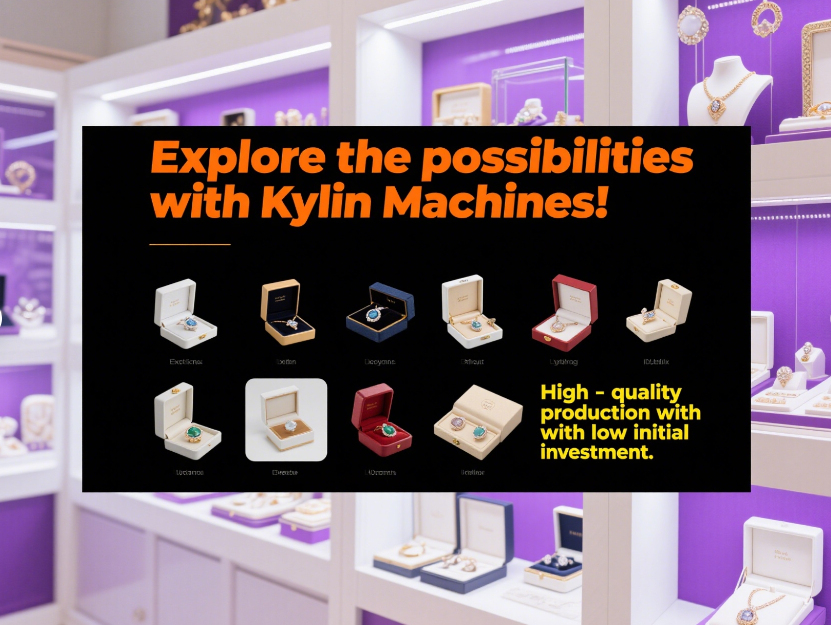 jewelry box machine from Kylin