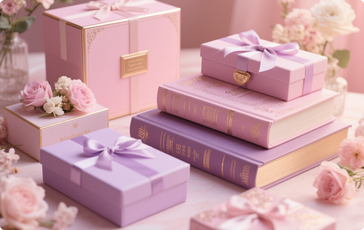 Perfume box making machine in operation