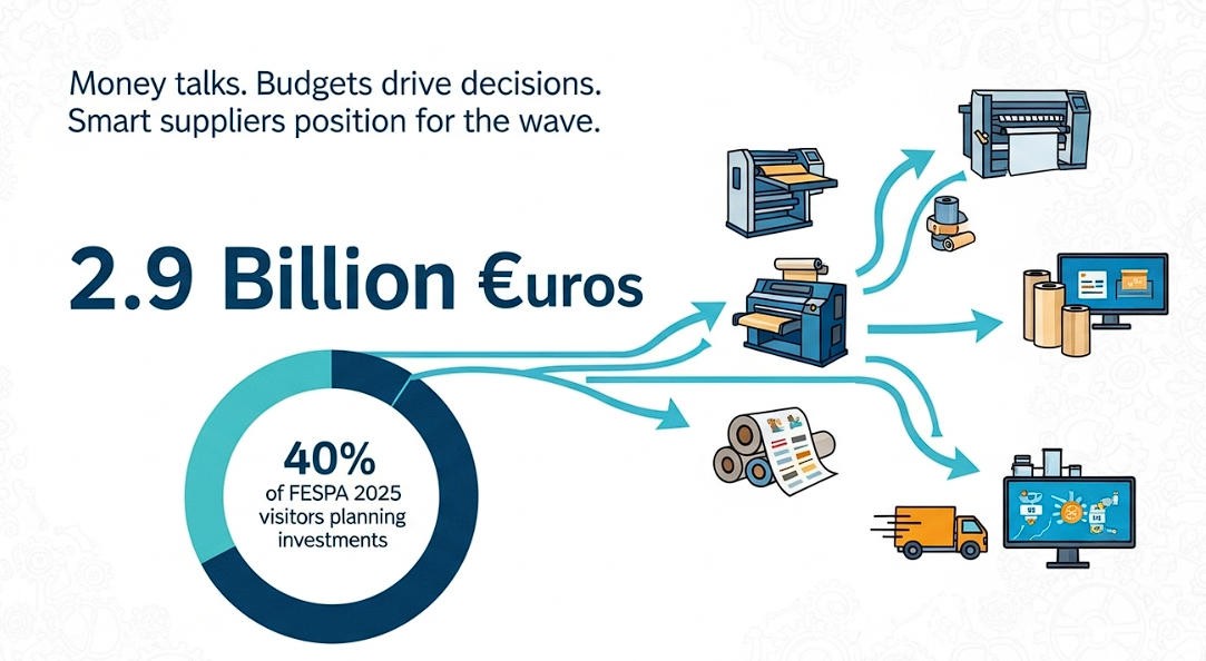 2.9 billion euro investment budget packaging equipment upgrade