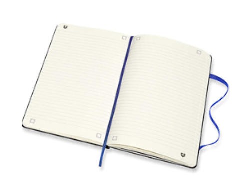 Hardcover book with ribbon