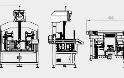 T-shaped Drawer Box Molding Machine