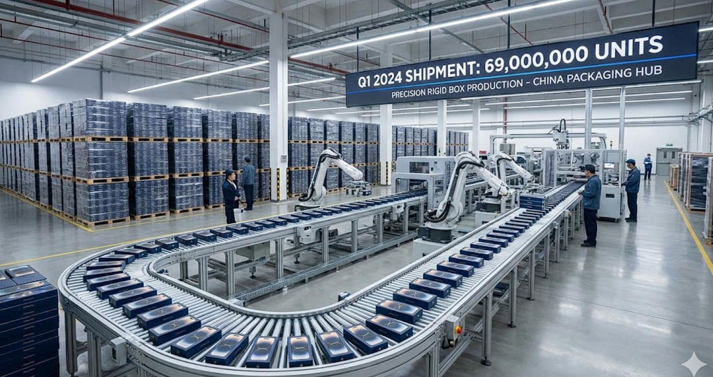 High-volume rigid box manufacturing for the Asia Pacific electronics market