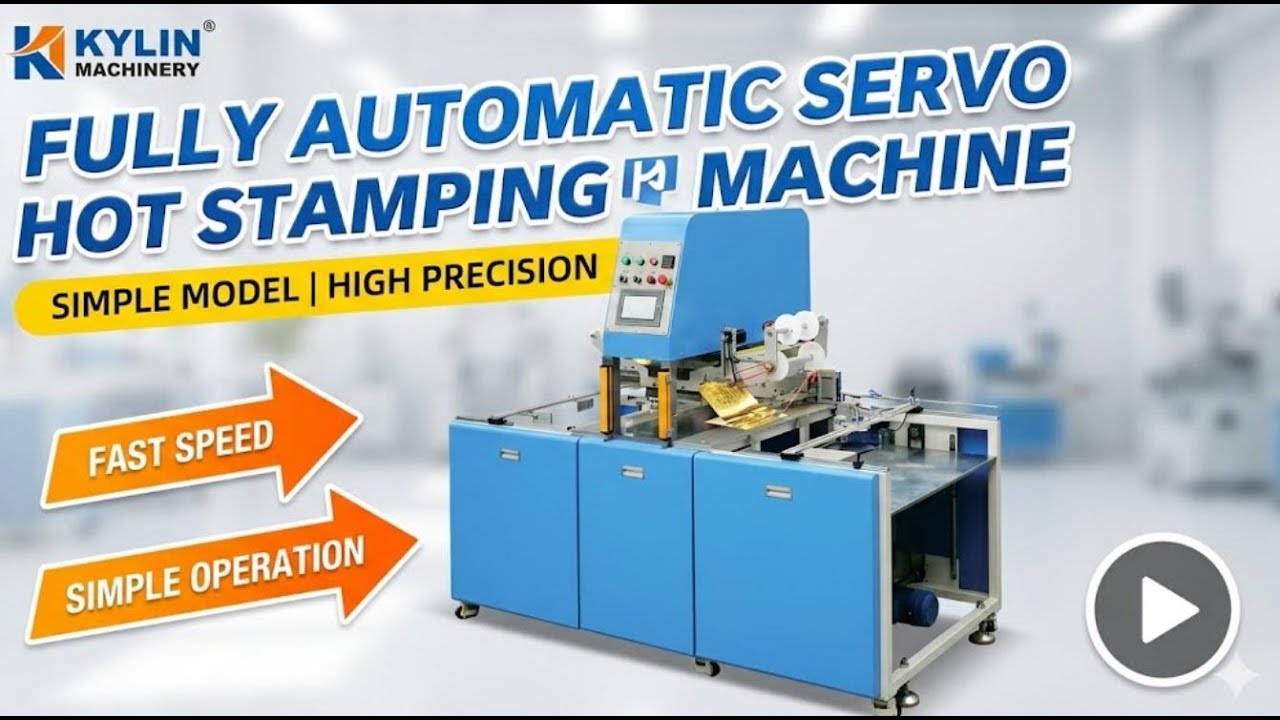 Smart automated hot stamping machine with digital controls