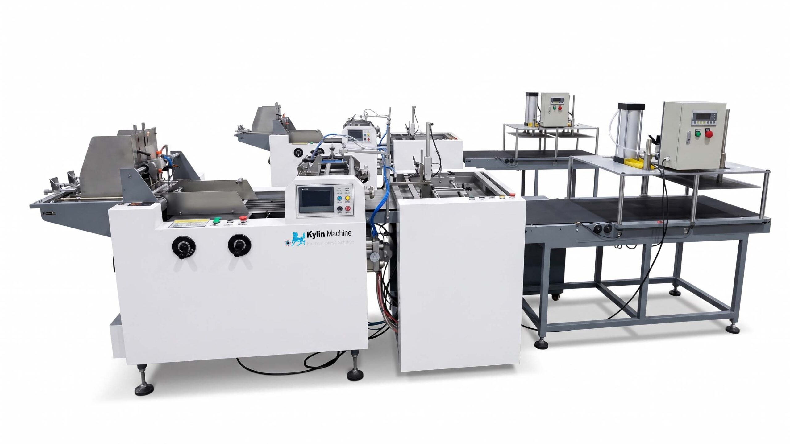 Auto Children's Board Books Machine KY Series — automatic PVA glue roller and feeder system