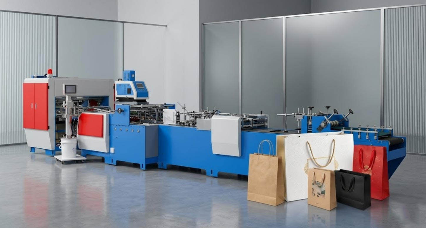 Auto Paper Bag Making Machine KY-1100B — Kylin Machines