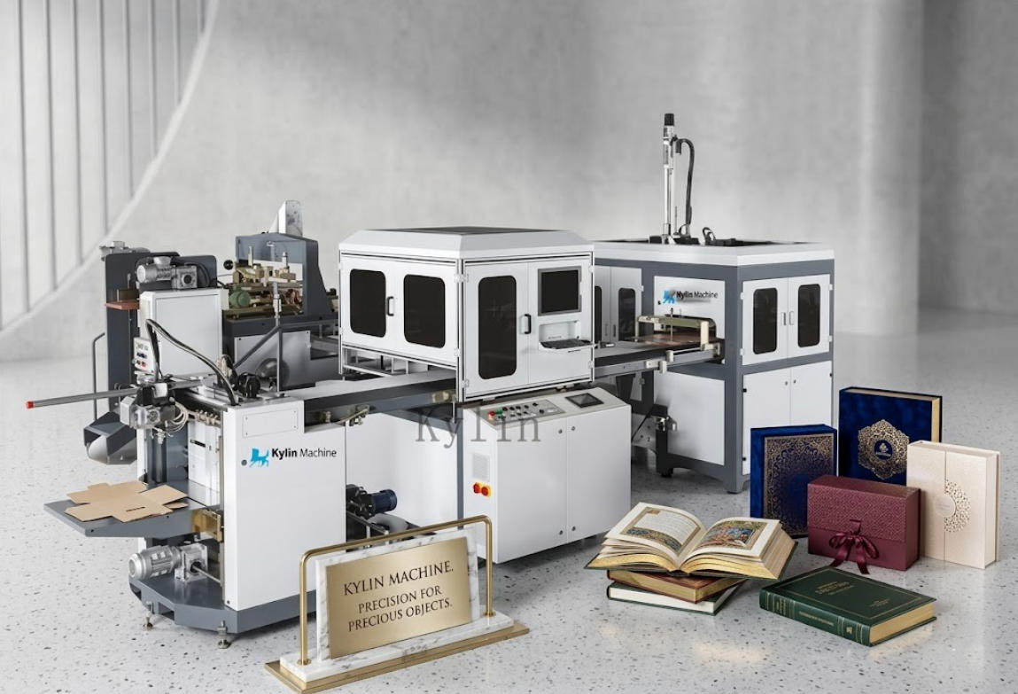 Fully Automatic Hybrid Rigid Box Making Machine KY-600A