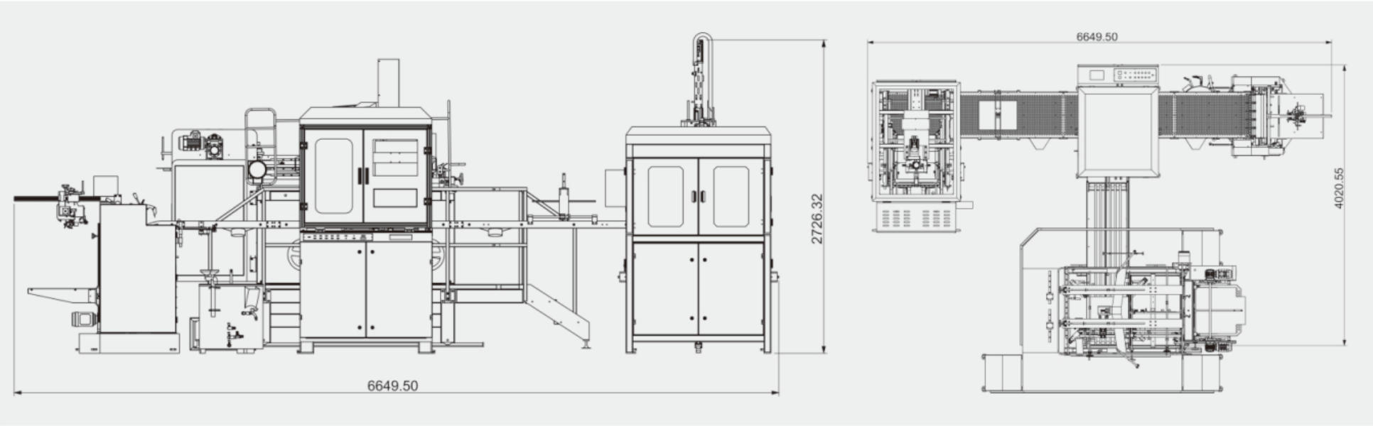 KY-600A Full Machine Line Layout