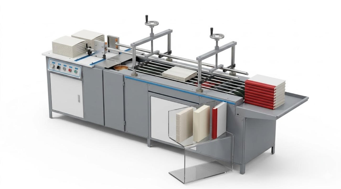 Máquina Encoladora y Secadora de Bloques de Libros KY-460B