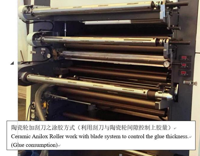 Ceramic Anilox Roller for precision glue application on laminating machine