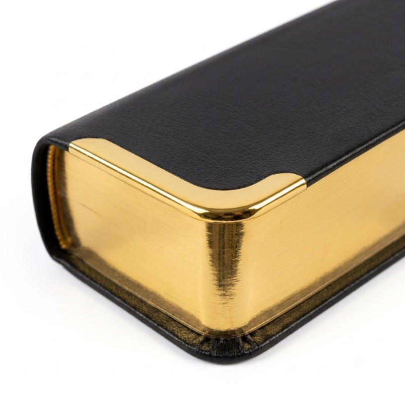 Round corner gold edge gilded Bible book — Ky-DTR-1 output