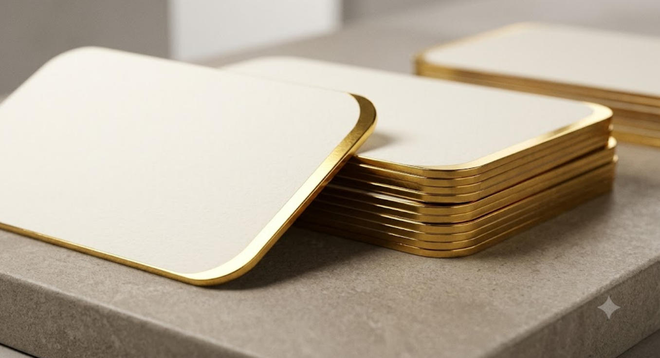Premium hardcover book with round corner gilt edges