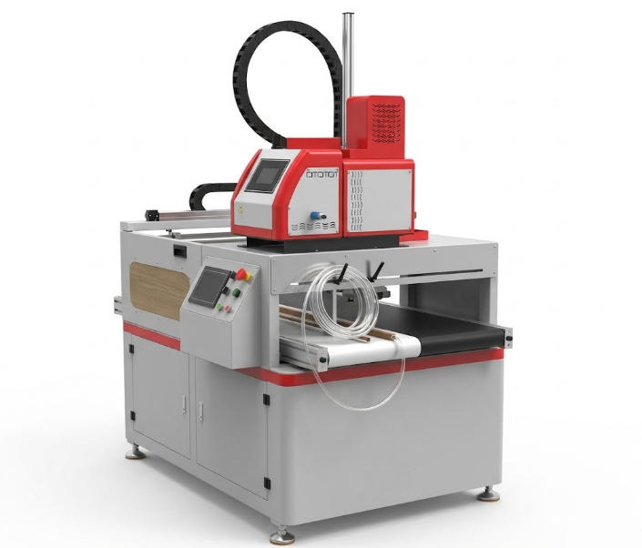 Front feeding hopper of the rigid box glue spraying machine